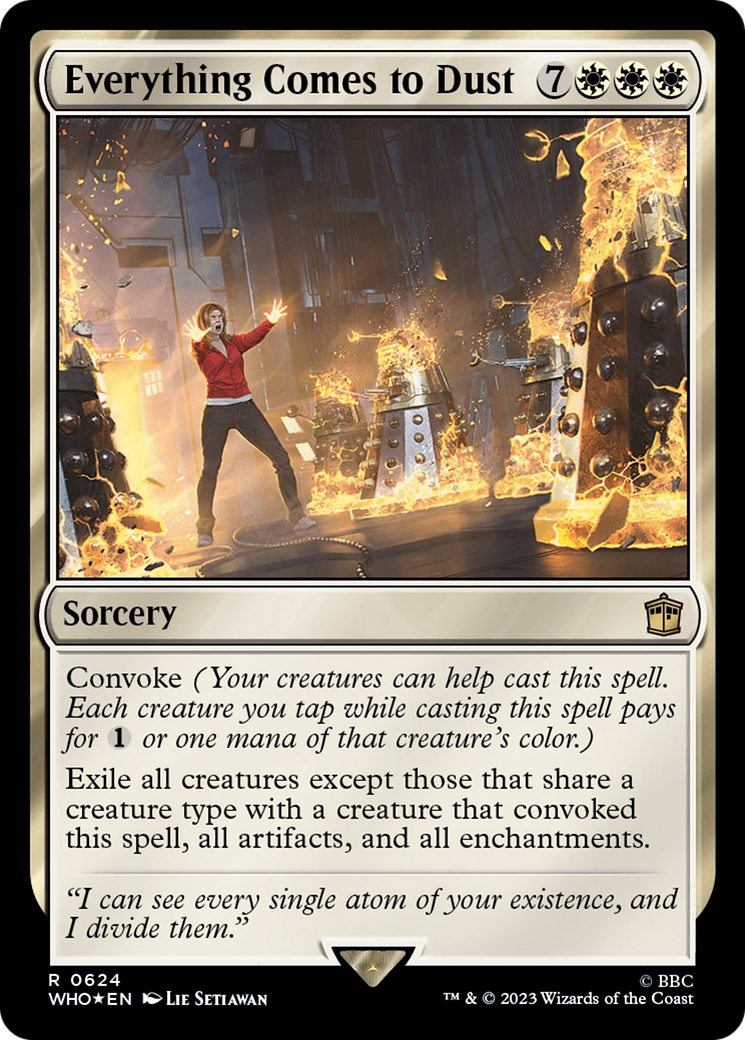 Everything Comes to Dust (Surge Foil) [Doctor Who] | Lots Moore NSW