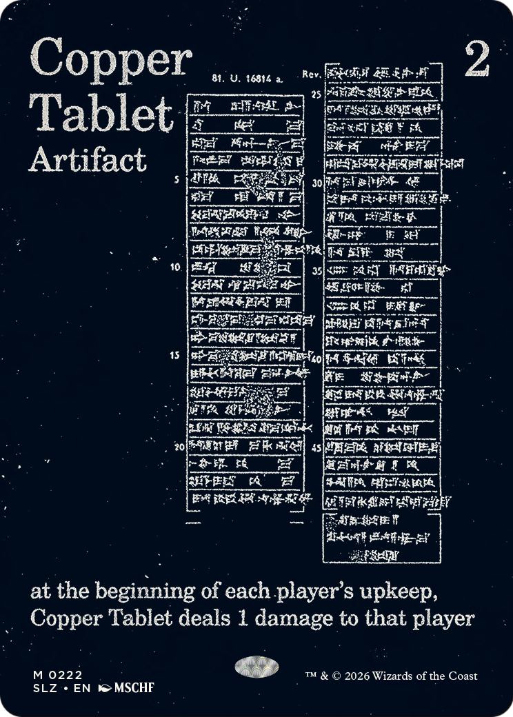 Copper Tablet (0222) [Secret Lair x MSCHF: The Zeta Set] | Lots Moore NSW