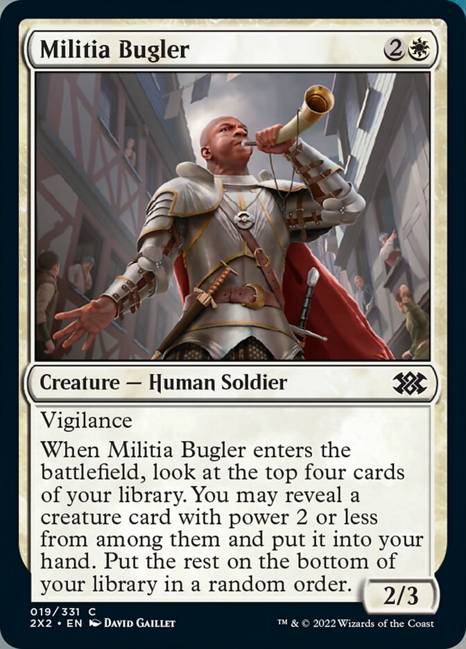 Militia Bugler [Double Masters 2022] | Lots Moore NSW