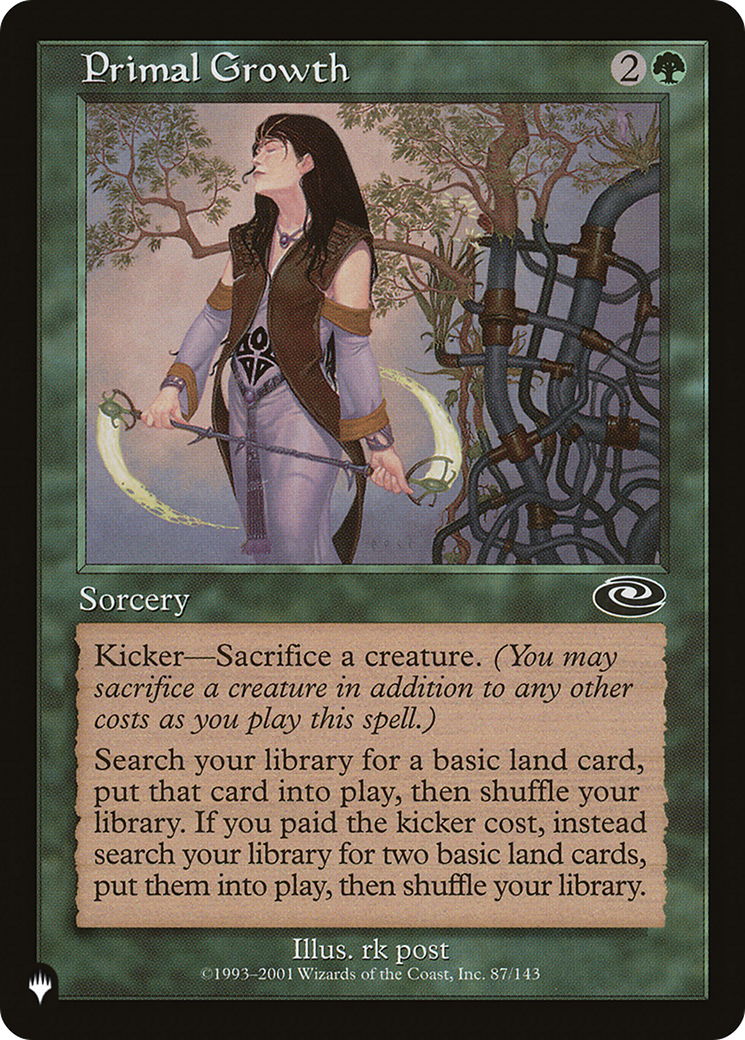 Primal Growth [The List] | Lots Moore NSW