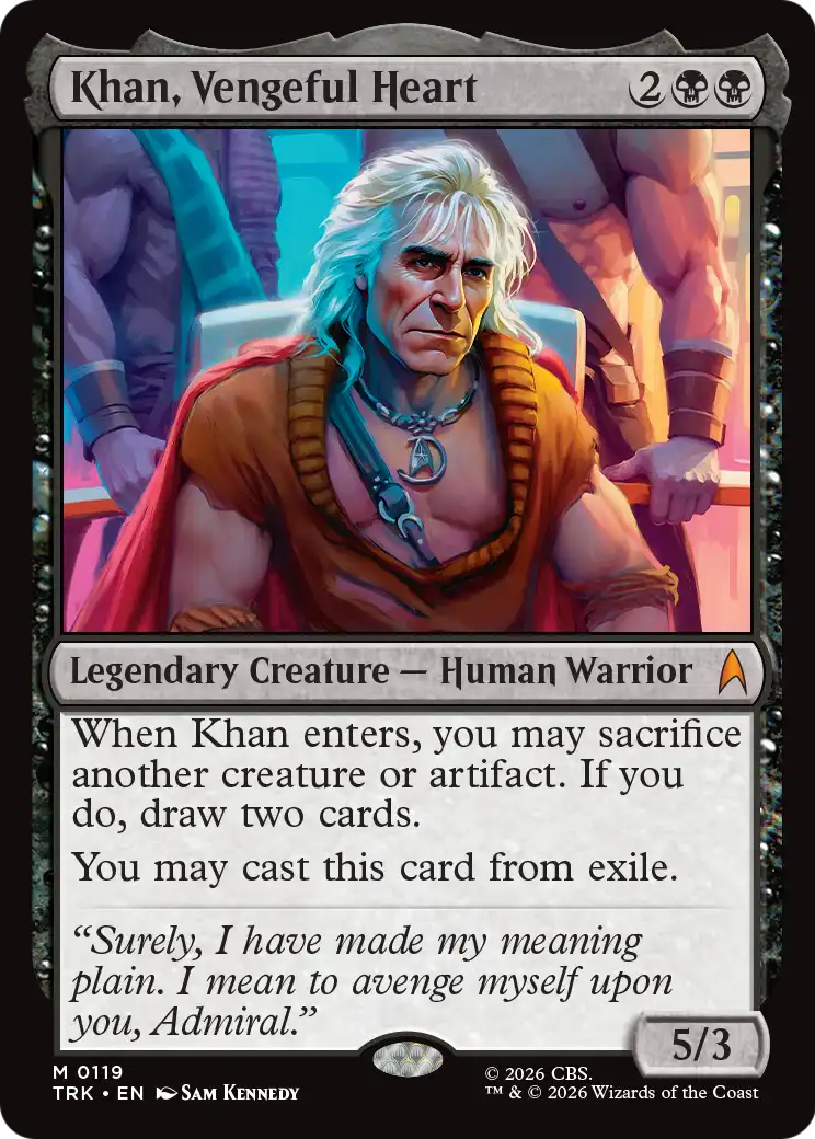 Khan, Vengeful Heart [Star Trek] | Lots Moore NSW