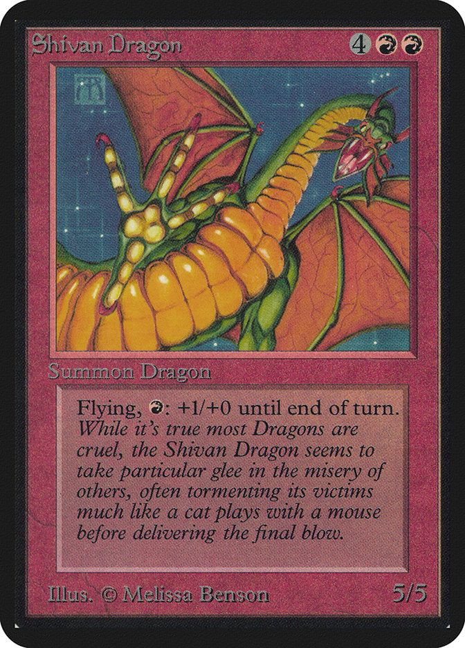 Shivan Dragon [Alpha Edition] | Lots Moore NSW