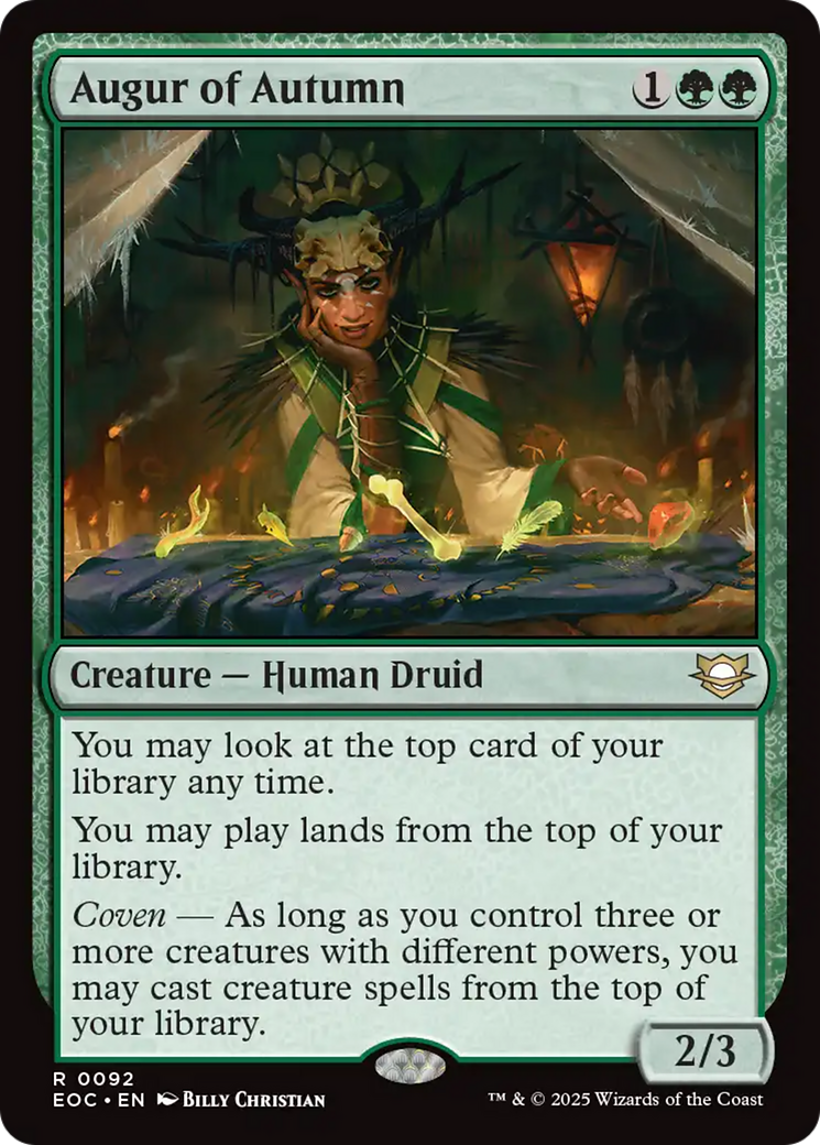 Augur of Autumn [Edge of Eternities Commander] | Lots Moore NSW