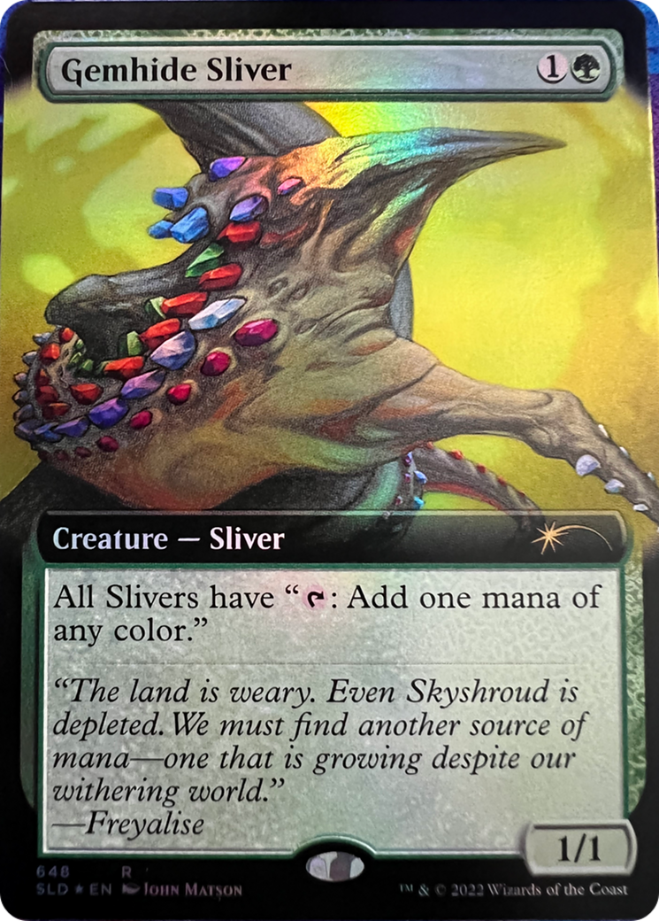 Gemhide Sliver (Extended Art) [Secret Lair Drop Series] | Lots Moore NSW