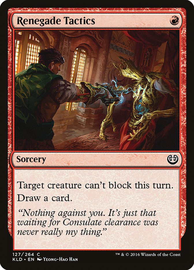 Renegade Tactics [Kaladesh] | Lots Moore NSW