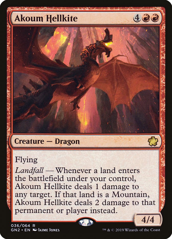 Akoum Hellkite [Game Night 2019] | Lots Moore NSW