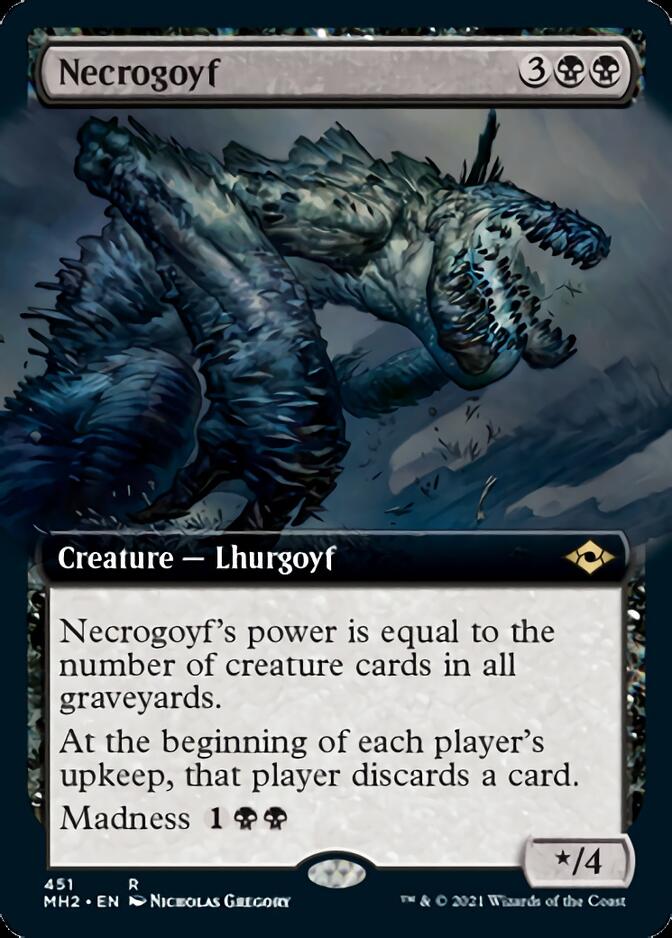 Necrogoyf (Extended Art) [Modern Horizons 2] | Lots Moore NSW