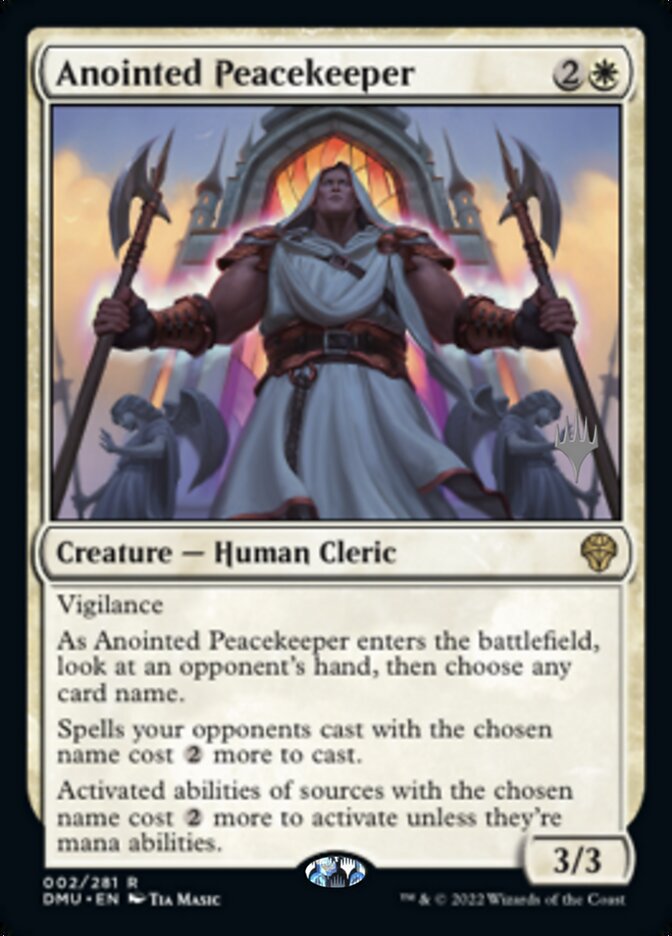 Anointed Peacekeeper (Promo Pack) [Dominaria United Promos] | Lots Moore NSW