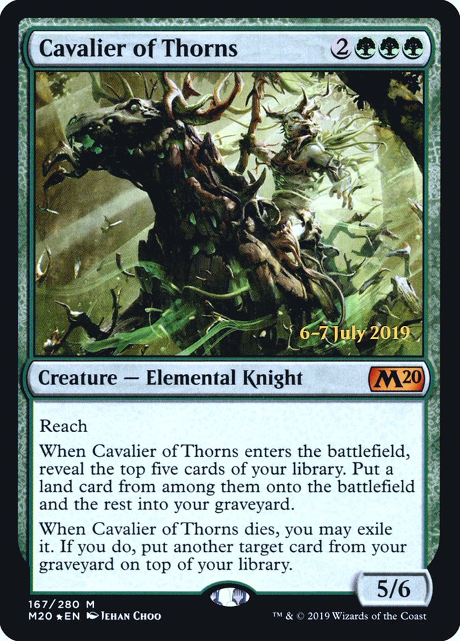 Cavalier of Thorns [Core Set 2020 Prerelease Promos] | Lots Moore NSW