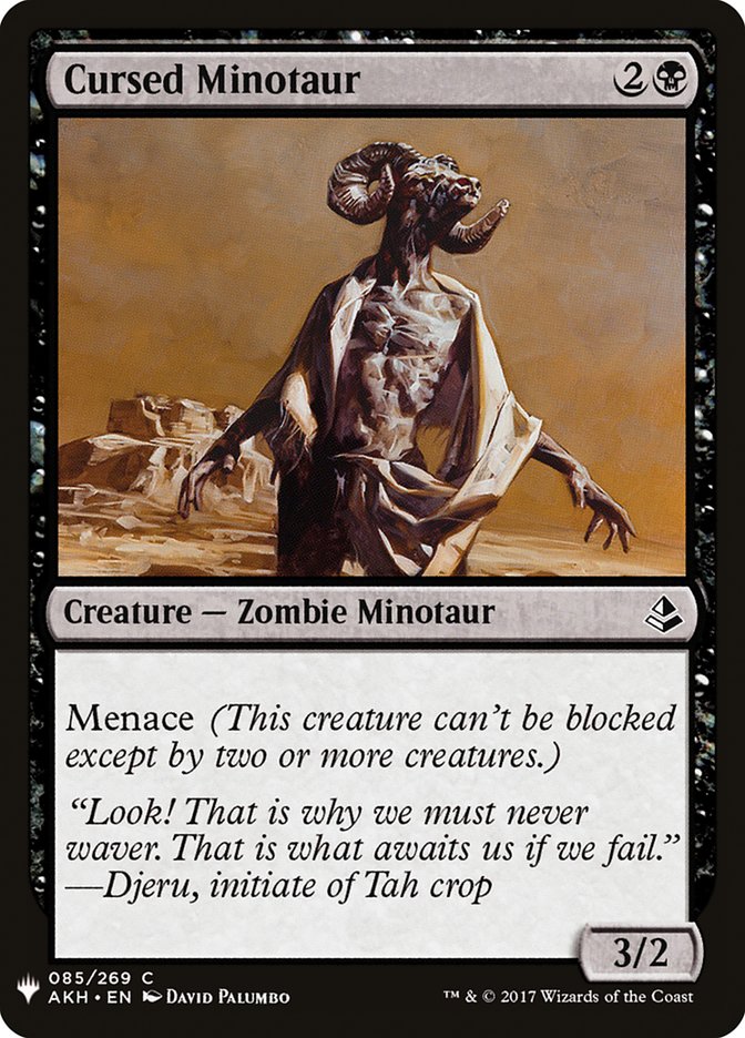 Cursed Minotaur [Mystery Booster] | Lots Moore NSW
