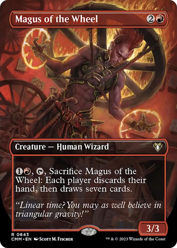 Magus of the Wheel (Borderless Alternate Art) [Commander Masters] | Lots Moore NSW