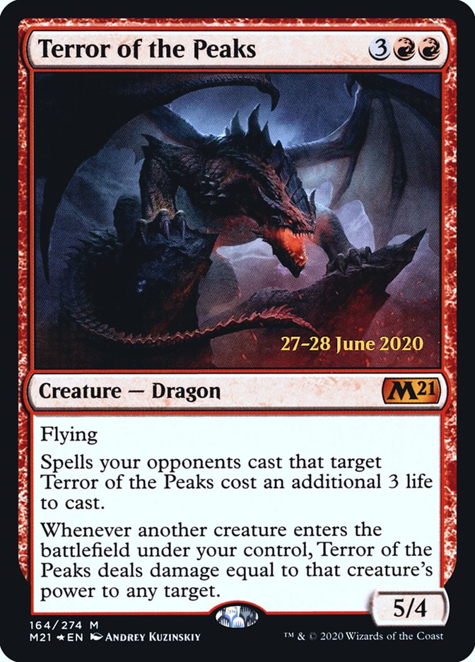 Terror of the Peaks [Core Set 2021 Prerelease Promos] | Lots Moore NSW