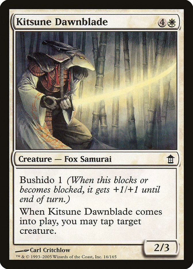 Kitsune Dawnblade [Saviors of Kamigawa] | Lots Moore NSW