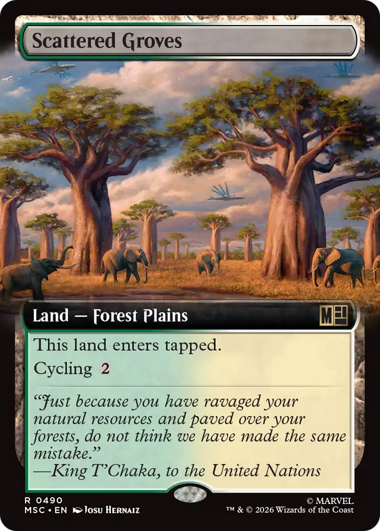 Scattered Groves (Extended Art) [Marvel Super Heroes Commander] | Lots Moore NSW