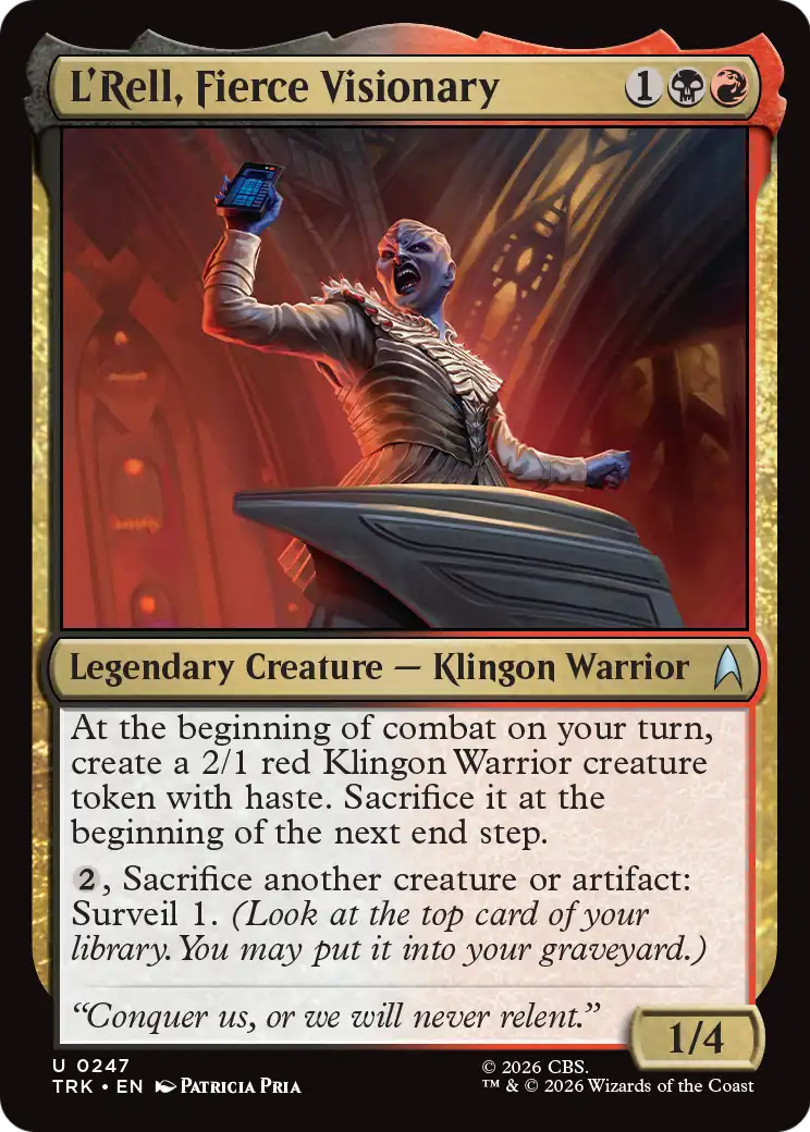 L'Rell, Fierce Visionary [Star Trek] | Lots Moore NSW
