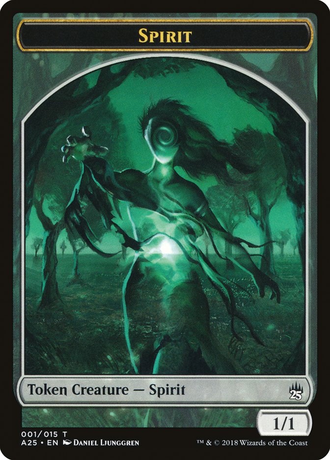 Spirit Token (001/015) [Masters 25 Tokens] | Lots Moore NSW