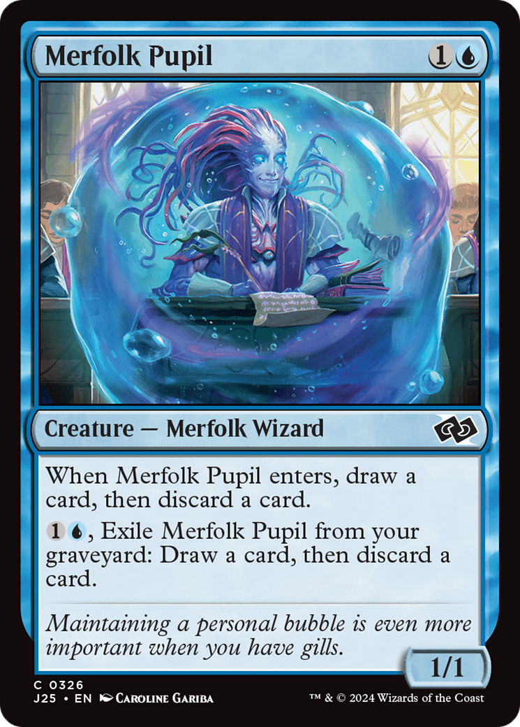 Merfolk Pupil [Foundations Jumpstart] | Lots Moore NSW