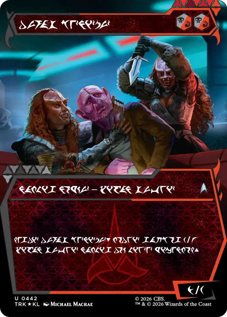 The Duras Sisters (Showcase) (Klingon) [Star Trek] | Lots Moore NSW