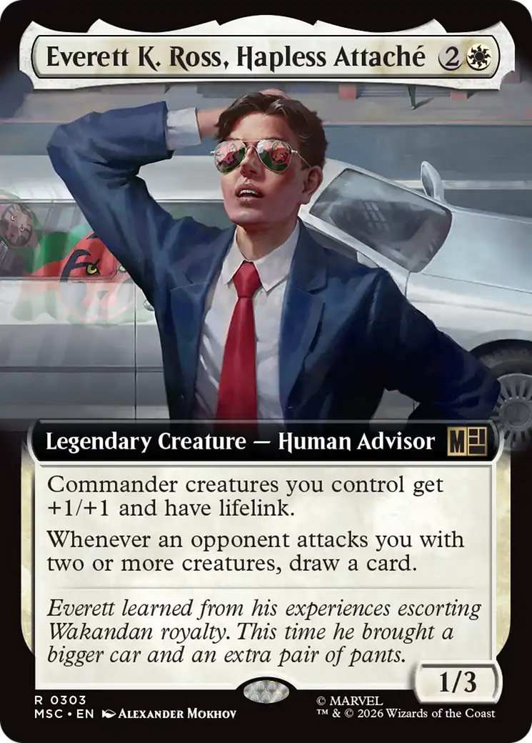 Everett K. Ross, Hapless Attache (Extended Art) [Marvel Super Heroes Commander] | Lots Moore NSW