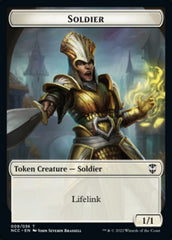 Soldier (09) // Cat Beast Double-Sided Token [Streets of New Capenna Commander Tokens] | Lots Moore NSW