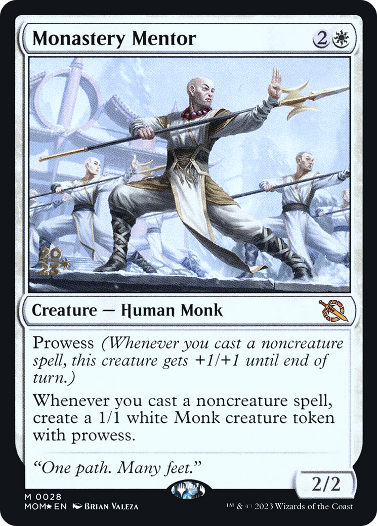 Monastery Mentor [March of the Machine Prerelease Promos] | Lots Moore NSW