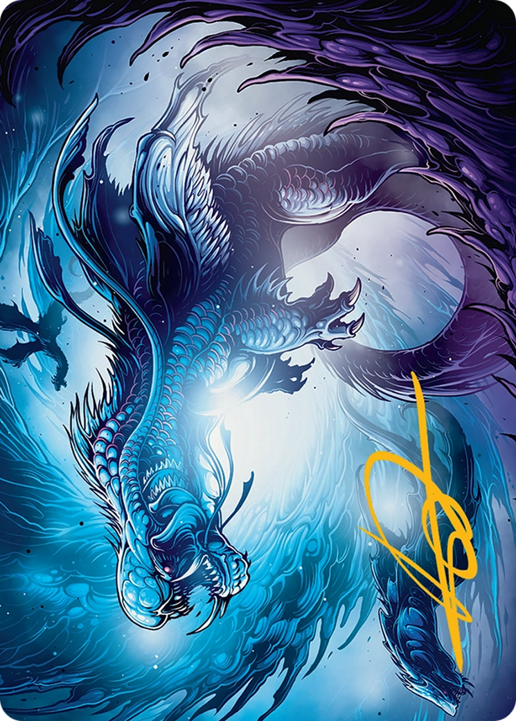 Roiling Dragonstorm Art Card (33/54) [Tarkir: Dragonstorm Art Series] | Lots Moore NSW