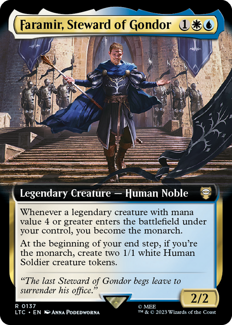 Faramir, Steward of Gondor (Extended Art) [The Lord of the Rings: Tales of Middle-Earth Commander] | Lots Moore NSW