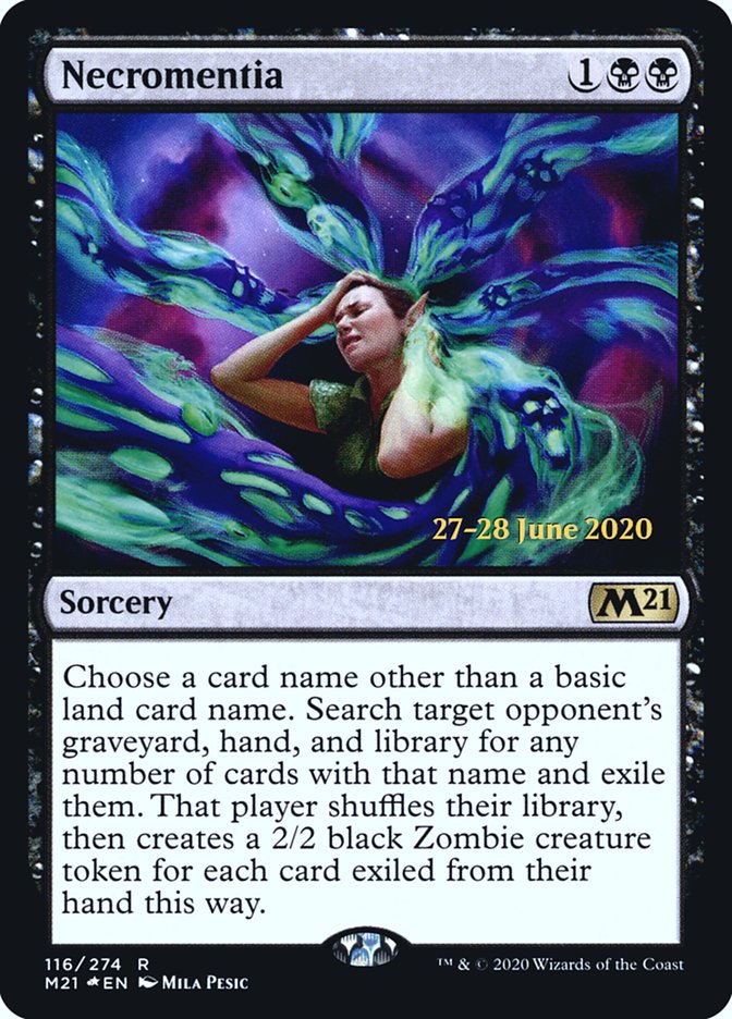 Necromentia [Core Set 2021 Prerelease Promos] | Lots Moore NSW