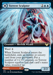 Torrent Sculptor // Flamethrower Sonata (Extended Art) [Strixhaven: School of Mages] | Lots Moore NSW