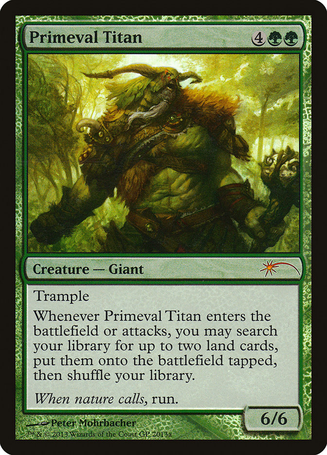 Primeval Titan (Grand Prix) [Grand Prix Promos] | Lots Moore NSW
