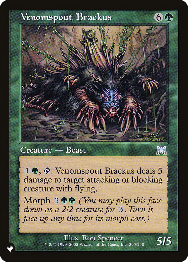 Venomspout Brackus [The List] | Lots Moore NSW