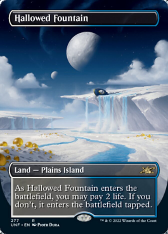 Hallowed Fountain (Borderless) [Unfinity] | Lots Moore NSW