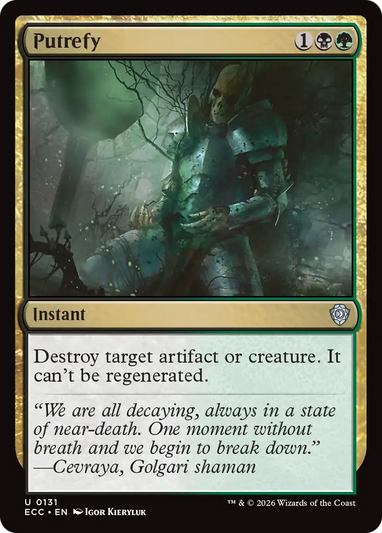 Putrefy [Lorwyn Eclipsed Commander] | Lots Moore NSW