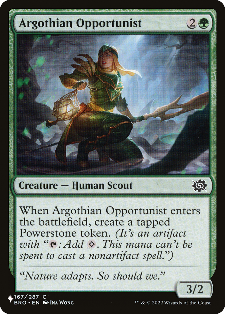 Argothian Opportunist [The List] | Lots Moore NSW