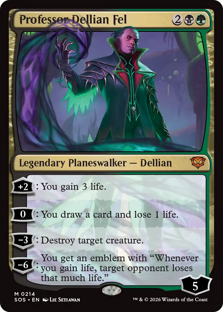 Professor Dellian Fel [Secrets of Strixhaven] Magic: The Gathering | Lots Moore NSW