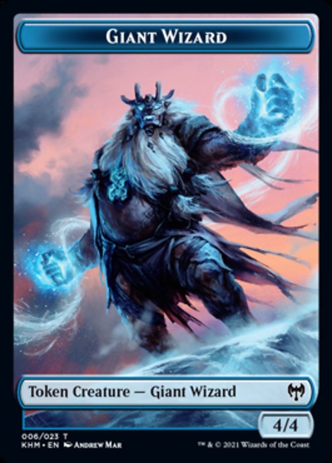 Giant Wizard Token [Kaldheim Tokens] | Lots Moore NSW