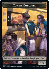 Zombie Employee // Food (011) Double-Sided Token [Unfinity Tokens] | Lots Moore NSW