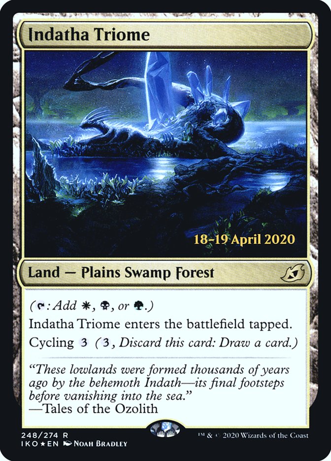 Indatha Triome [Ikoria: Lair of Behemoths Prerelease Promos] | Lots Moore NSW