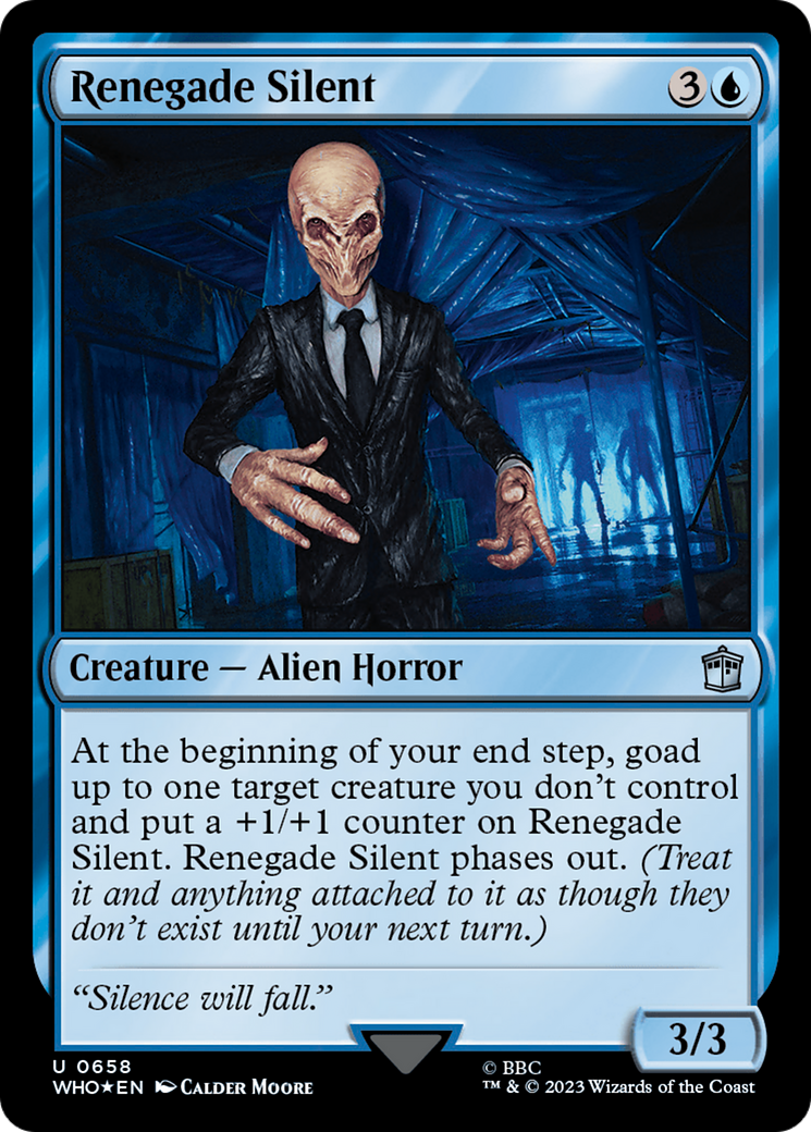 Renegade Silent (Surge Foil) [Doctor Who] | Lots Moore NSW