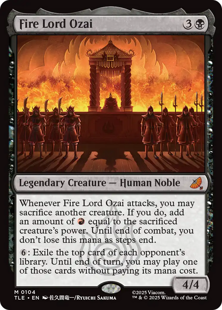 Fire Lord Ozai [Avatar: The Last Airbender: Eternal-Legal] | Lots Moore NSW
