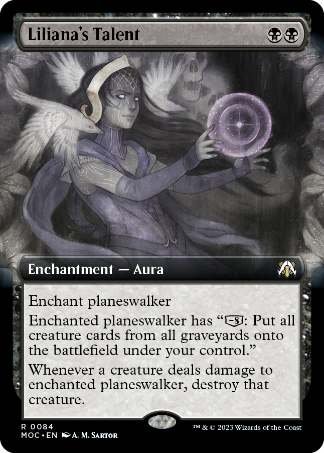 Liliana's Talent (Extended Art) [March of the Machine Commander] | Lots Moore NSW