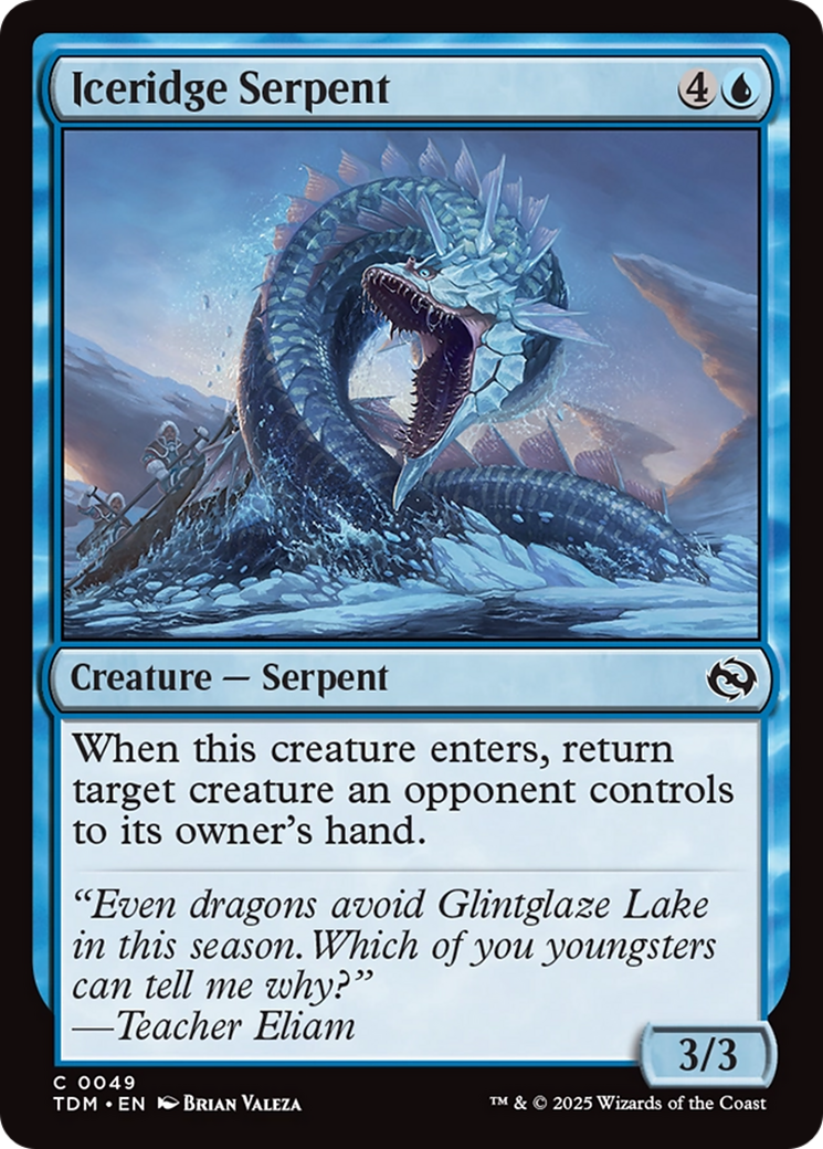 Iceridge Serpent [Tarkir: Dragonstorm] | Lots Moore NSW