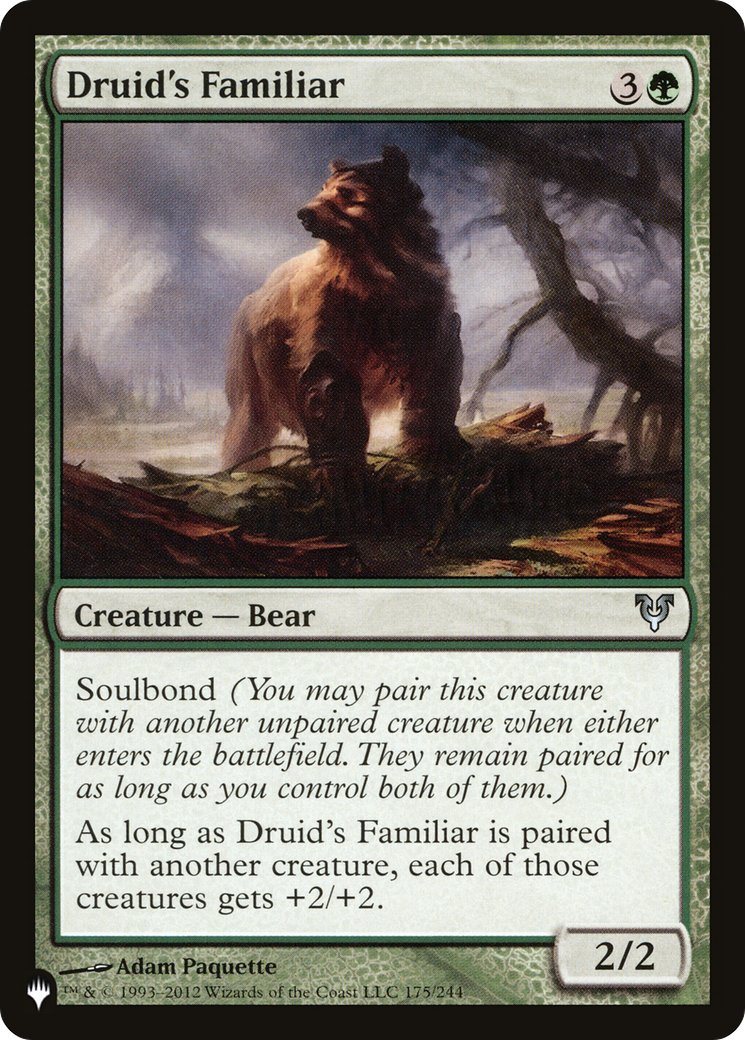 Druid's Familiar [The List] | Lots Moore NSW