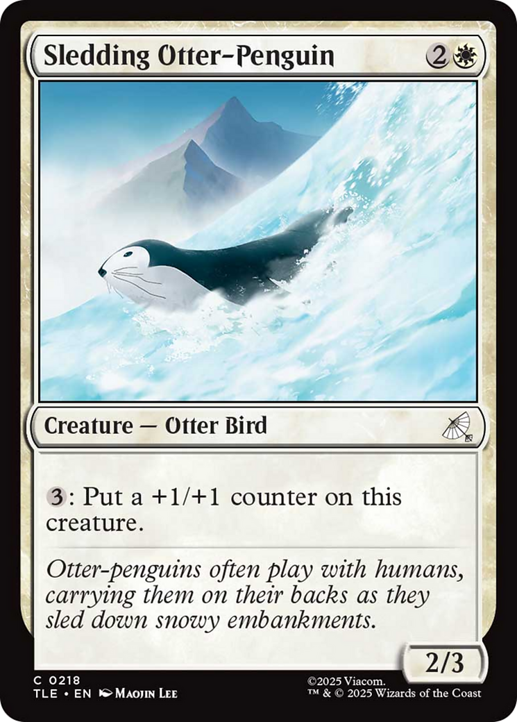 Sledding Otter-Penguin [Avatar: The Last Airbender: Eternal-Legal] | Lots Moore NSW