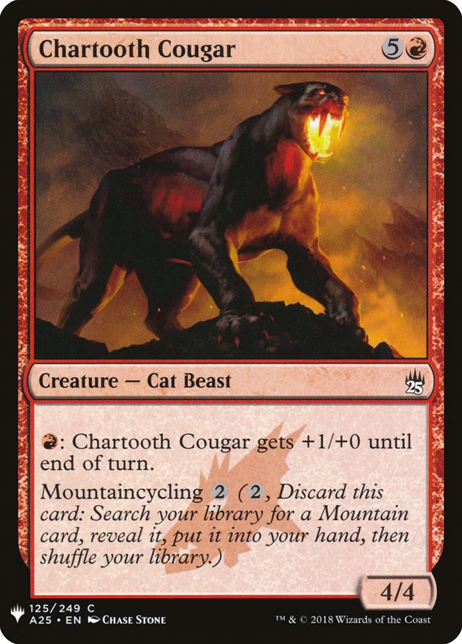 Chartooth Cougar [Mystery Booster] | Lots Moore NSW