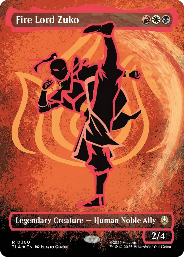 Fire Lord Zuko (Borderless Battle Pose) [Avatar: The Last Airbender] | Lots Moore NSW