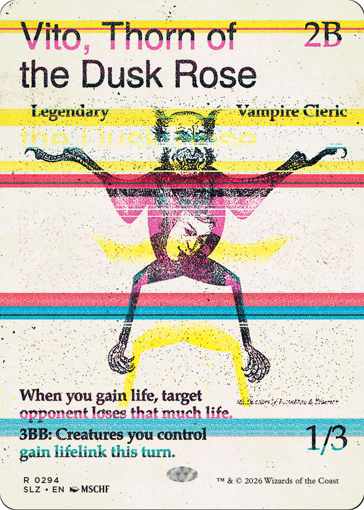 Vito, Thorn of the Dusk Rose (0294) [Secret Lair x MSCHF: The Zeta Set] | Lots Moore NSW