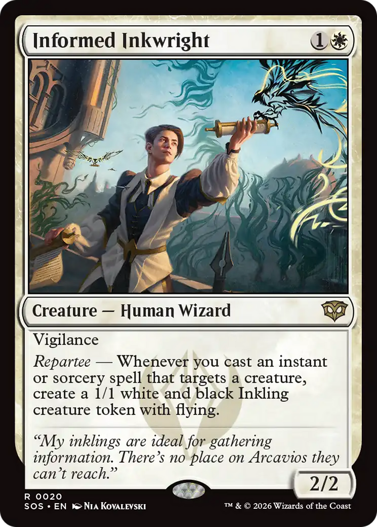 Informed Inkwright [Secrets of Strixhaven] | Lots Moore NSW