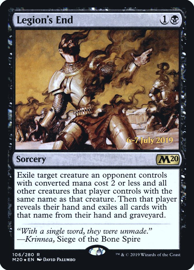 Legion's End [Core Set 2020 Prerelease Promos] | Lots Moore NSW
