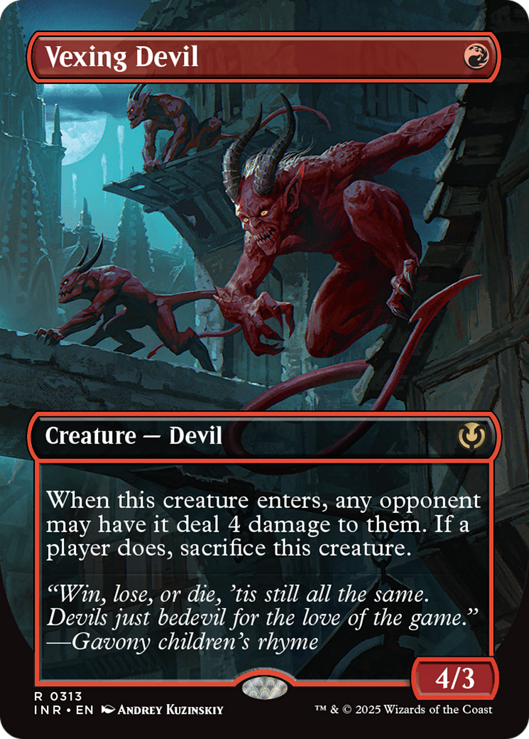 Vexing Devil (Borderless) [Innistrad Remastered] | Lots Moore NSW